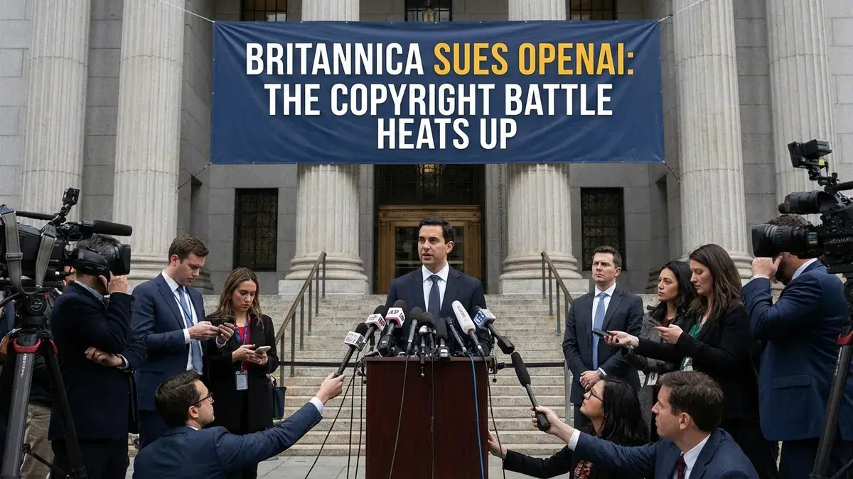 Britannica sues OpenAI copyright battle AI training data